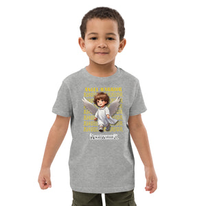 Baby King Zyrus Angel Warrior Unisex Organic cotton kids t-shirt