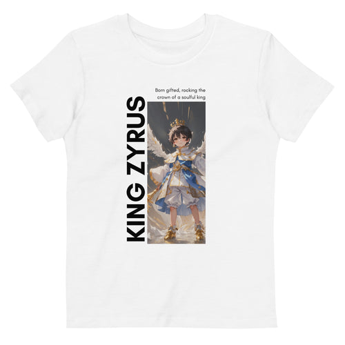 Baby King Zyrus Angel Warrior Organic cotton kids t-shirt