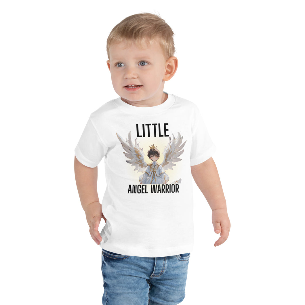 X-mas Gift Idea | Little Angel Warrior Toddler Short Sleeve Tee