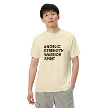 Load image into Gallery viewer, Angel Warrior Quotes Unisex garment-dyed heavyweight t-shirt