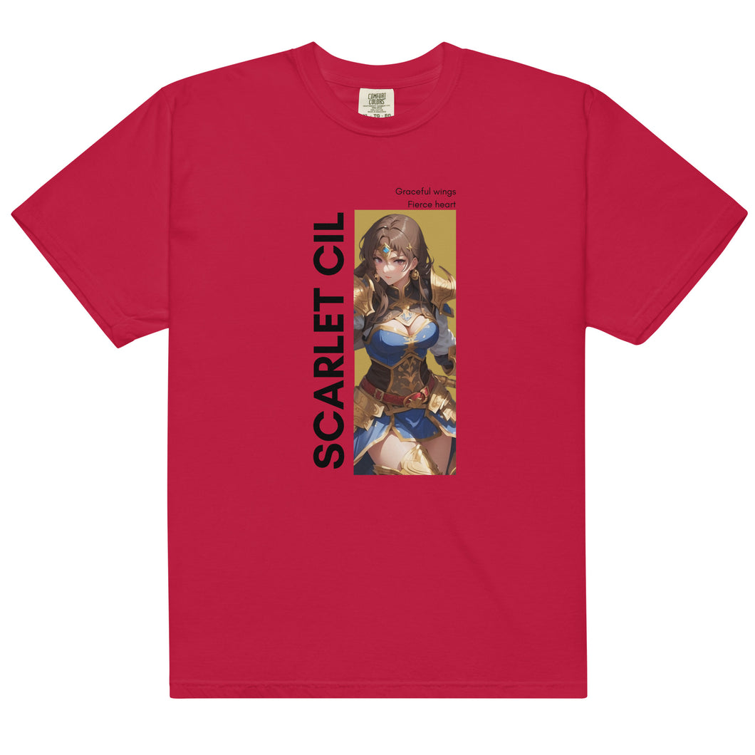 Scarlet Cil Unisex garment-dyed heavyweight t-shirt