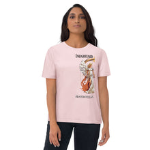 Load image into Gallery viewer, Enlightened Partner Angel Warrior Spiritual Couple Unisex organic cotton t-shirt