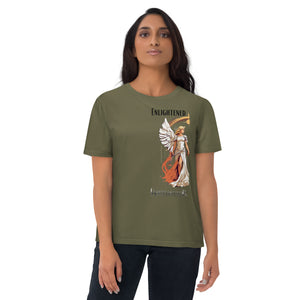 Enlightened Partner Angel Warrior Spiritual Couple Unisex organic cotton t-shirt