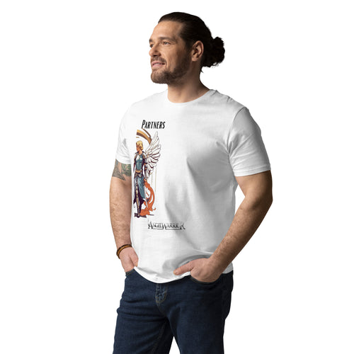 Enlightened Partner Spiritual Couple Angel Warrior Unisex organic cotton t-shirt