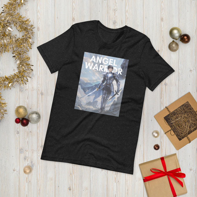 Unisex Angel Warrior with logo t-shirt