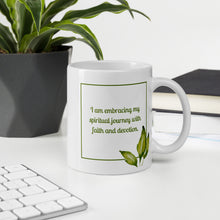 Load image into Gallery viewer, Spiritual, Faith and devotion, affirmation mug, manifestation, positive quote