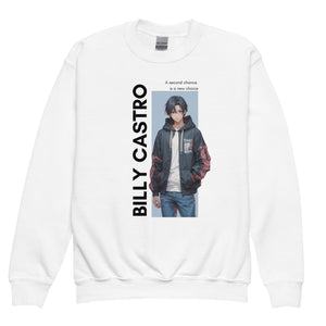 Billy Castro Angel Warrior Youth crewneck sweatshirt